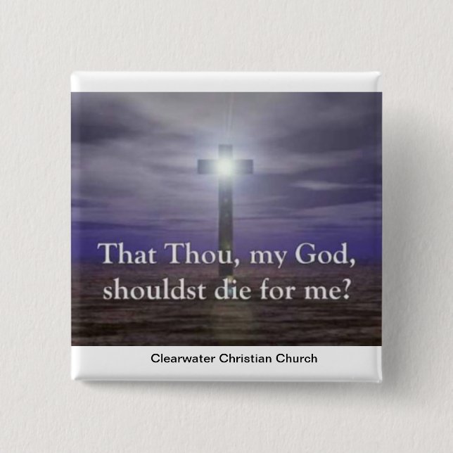 That Thou My God 15 Cm Square Badge (Front)
