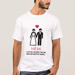 That time Mommy and Daddy got married. Coronavirus T-Shirt