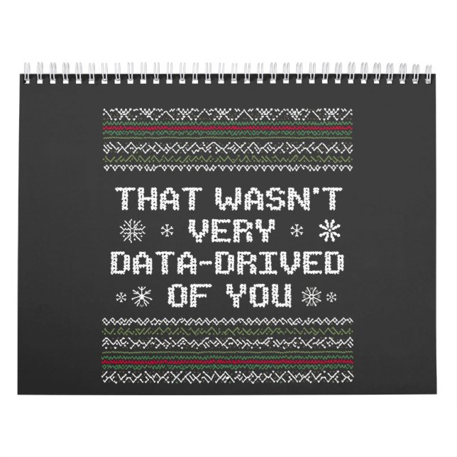 That Wasn't Very Data Driven Of You Nerd Christmas Calendar (Cover)