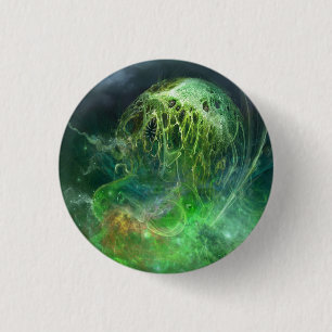 That Which Cannot Be Described Lovecraftian Horror 3 Cm Round Badge