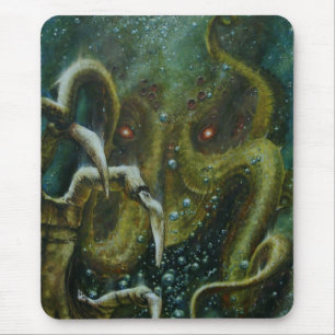 That which is not dead may eternal lie, and with s mouse mat