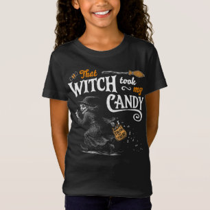That Witch Took My Candy Girl's Dark T-Shirt
