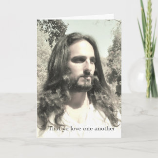 That ye love one another card