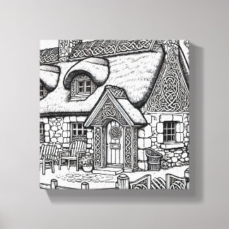 Thatch Cottage #8 Canvas Print