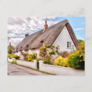 Thatched Cottage-1 Postcard