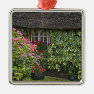 Thatched cottage, Adare, County Limerick, Metal Tree Decoration