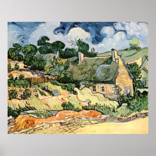 Thatched Cottages at Corde CordeVincent  van Gogh  Poster