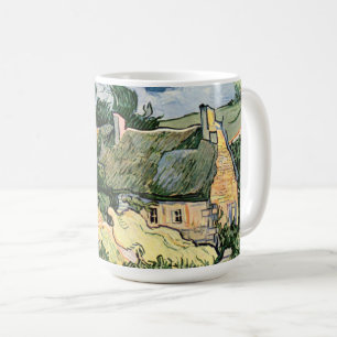 Thatched Cottages at Cordevill Vincent  van Gogh  Coffee Mug
