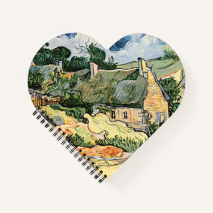 Thatched Cottages at Cordevill Vincent  van Gogh   Notebook