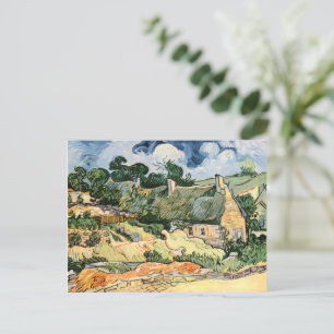 Thatched Cottages at Cordeville Vincent  van Gogh  Postcard