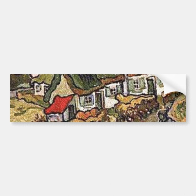 Thatched Cottages Bumper Sticker (Front)