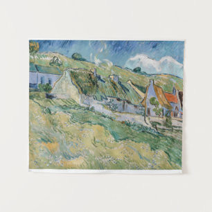 Thatched Cottages by Vincent van Gogh Tapestry