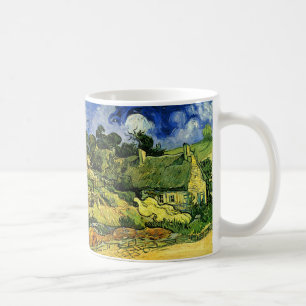 Thatched Cottages, Cordeville by Vincent van Gogh Coffee Mug