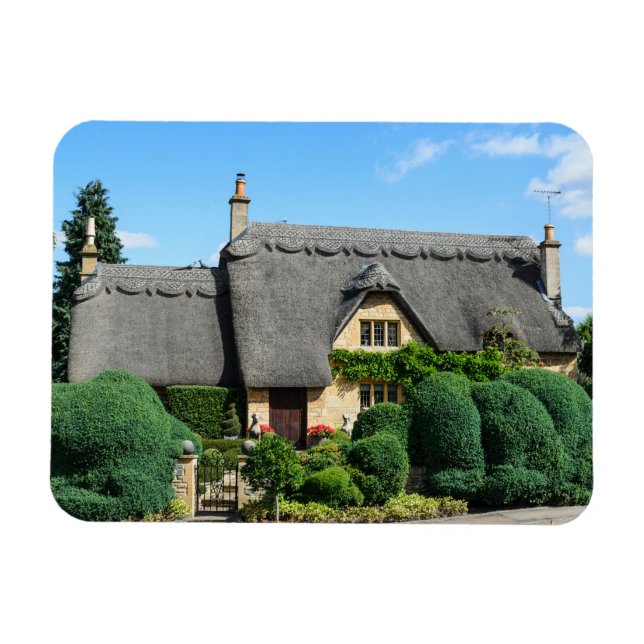 Thatched roof cottage in Chipping Campden Magnet (Horizontal)