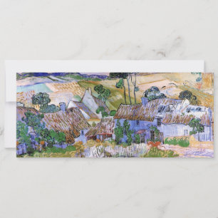 Thatched Roof Cottages by Hill by Vincent van Gogh