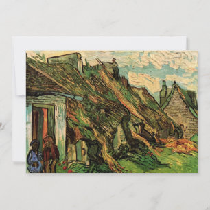 Thatched Sandstone Cottages by Vincent van Gogh
