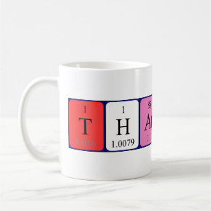 Thatcher periodic table name mug