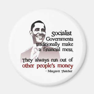Thatcher socialist quote magnet