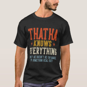 Thatha knows everything father's day retro vintage T-Shirt
