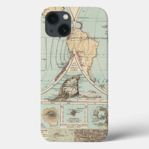 Thatigkeit des Erdinnern Atlas Map iPhone 13 Case