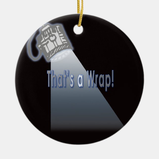 That's a Wrap! Ceramic Tree Decoration (Front)