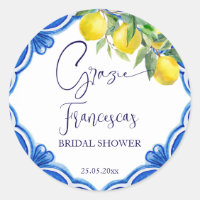That's amore Blue tile lemon Italian favour