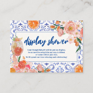 Thats Amore Bridal Shower Gifts display shower Enclosure Card