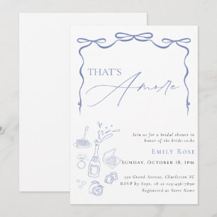 That's Amore Bridal Shower Invitation