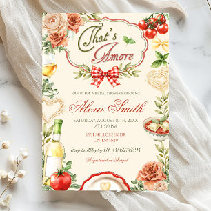 That's Amore Bridal Shower Invitation