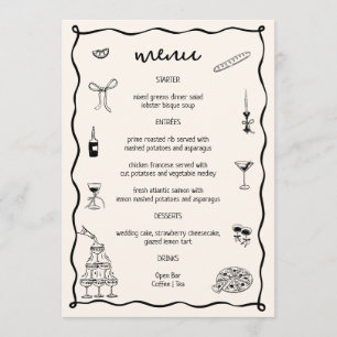That's Amore Bridal Shower Menu