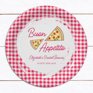 That's Amore Bridal Shower Paper Plate