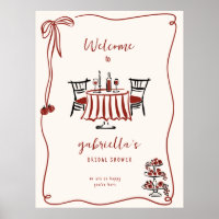 That's Amore Bridal Shower Welcome Foam Board