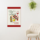 That's Amore Bridal Shower Welcome Sign Template