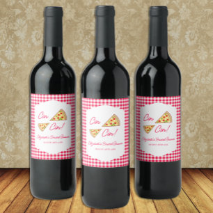 That's Amore Bridal Shower Wine Label