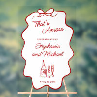 That's Amore Engagement Red Doodle Frame XL