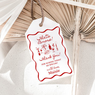 That's Amore French Inspired Bridal Shower Gift Ta Gift Tags