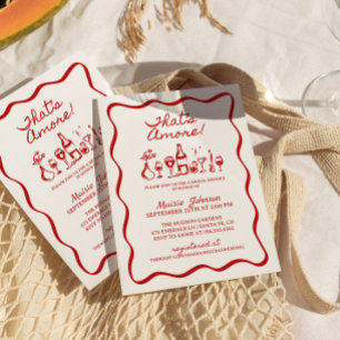 That's Amore French Inspired Bridal Shower Invitation