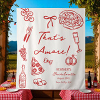 That's Amore Italian Bachelorette Party Banner