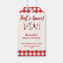 That's Amore Italian Bridal Shower Invitation