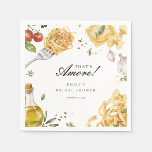 That's Amore Italian Bridal Shower Napkin