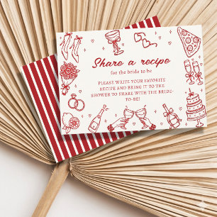 That's Amore Italian Bridal Shower Recipe Insert