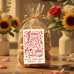 That's Amore Italian Food CUSTOM Bridal Shower Rectangular Sticker<br><div class="desc">Perfect STICKER for a romantic Italian themed party - bridal shower, Wedding, save the date, engagement party, couples shower, anniversary party. FULLY CUSTOMIZABLE! Click on “Personalize” above to edit the text. Click "edit using design tool" to adjust the fonts, colors and placements. Check my shop for different designs and colors...</div>