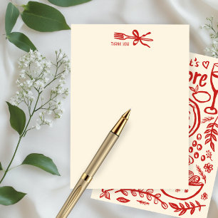 That's Amore Italian Food CUSTOM Bridal SHower Thank You Card