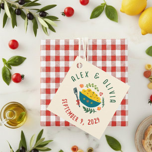 That's Amore Italian Food CUSTOM Wedding Favour Tags