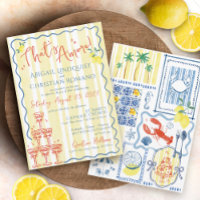 That's Amore Italian Lemons Blue Coastal Wedding