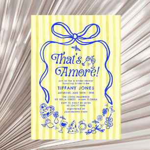 That's Amore Italian Lemons Bridal Shower Invitation