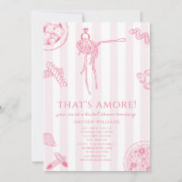 That's Amore Italian Pink Bridal Wedding Shower