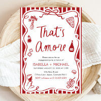That's Amore Whimsical Italian Engagement Party