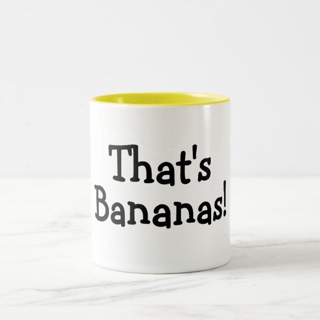 Thats Bananas Two-Tone Coffee Mug (Center)
