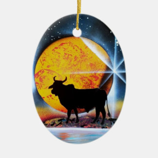 That's Bull Ceramic Tree Decoration